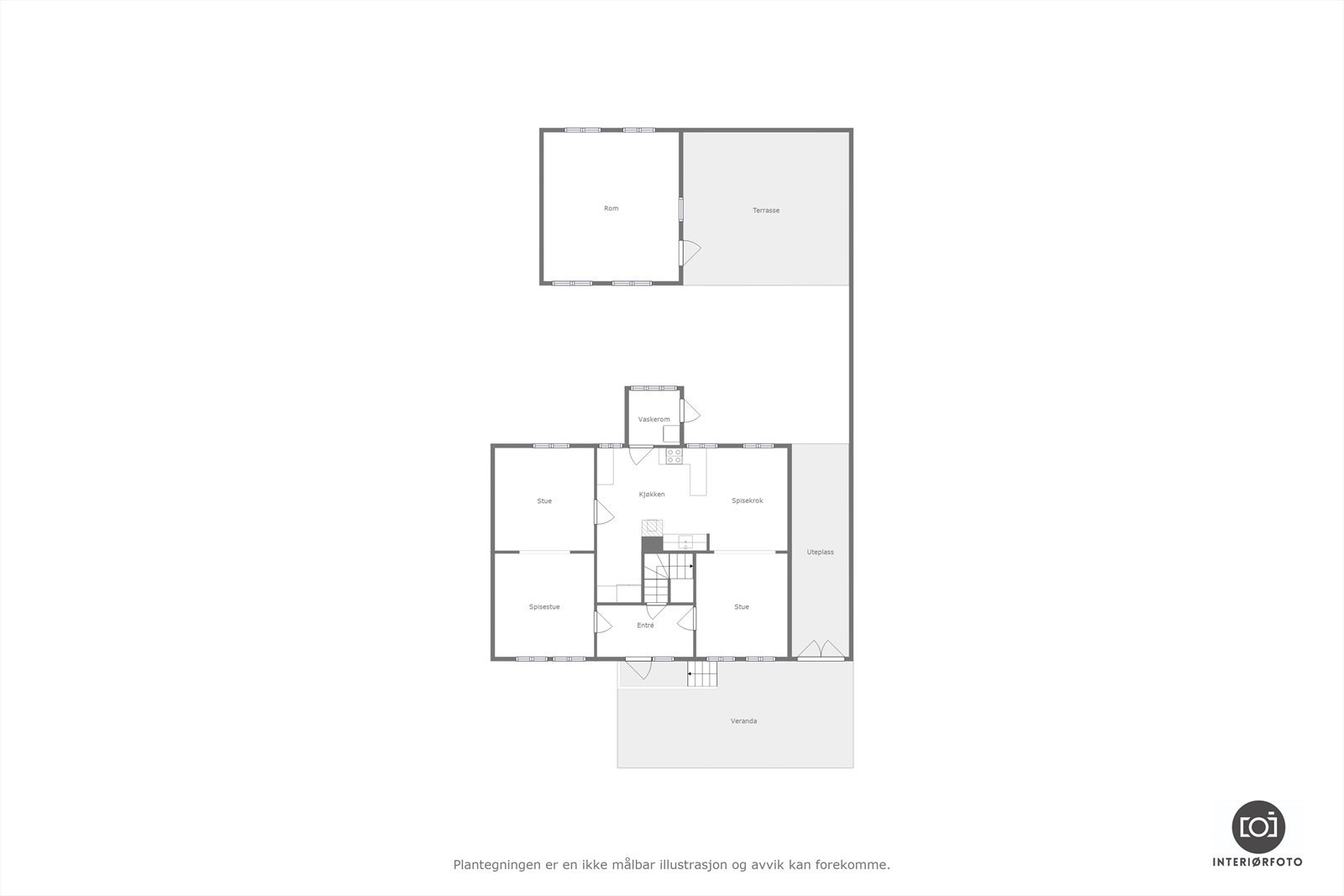 Plantegning Galleribilde