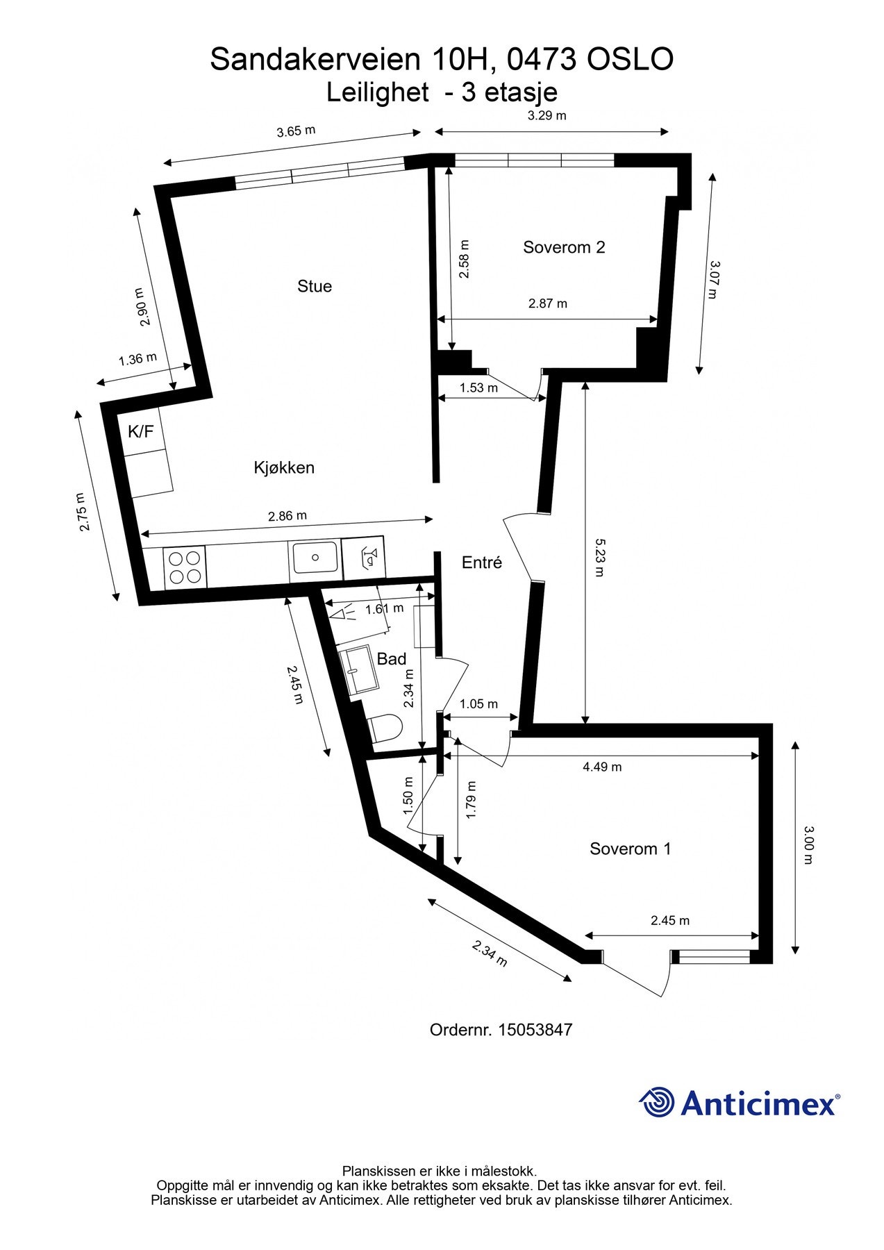 Planskisse. Galleribilde