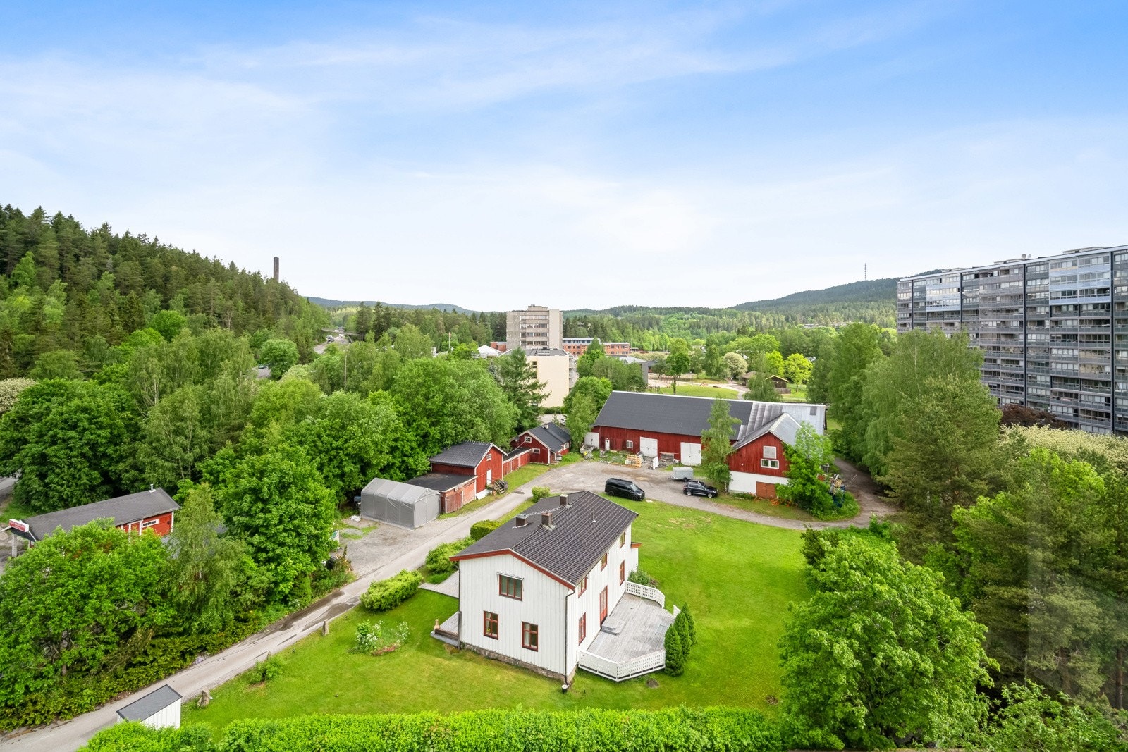 Utsikt til nærområdet. Galleribilde