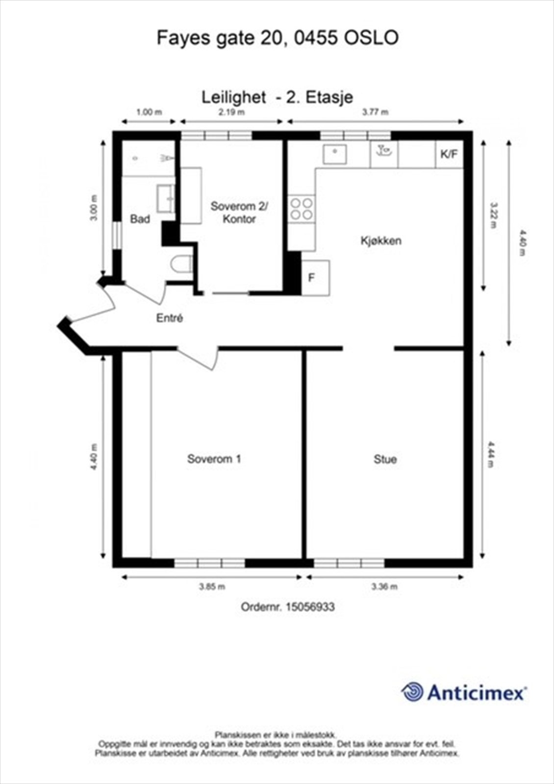 Plantegning. Galleribilde