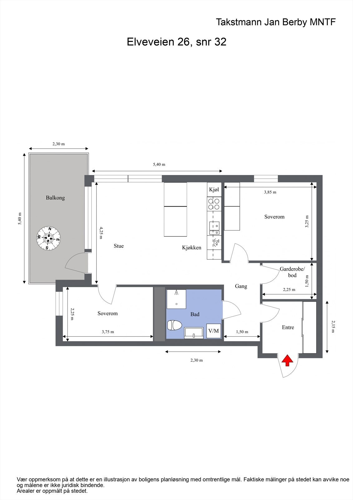 Plantegning Galleribilde