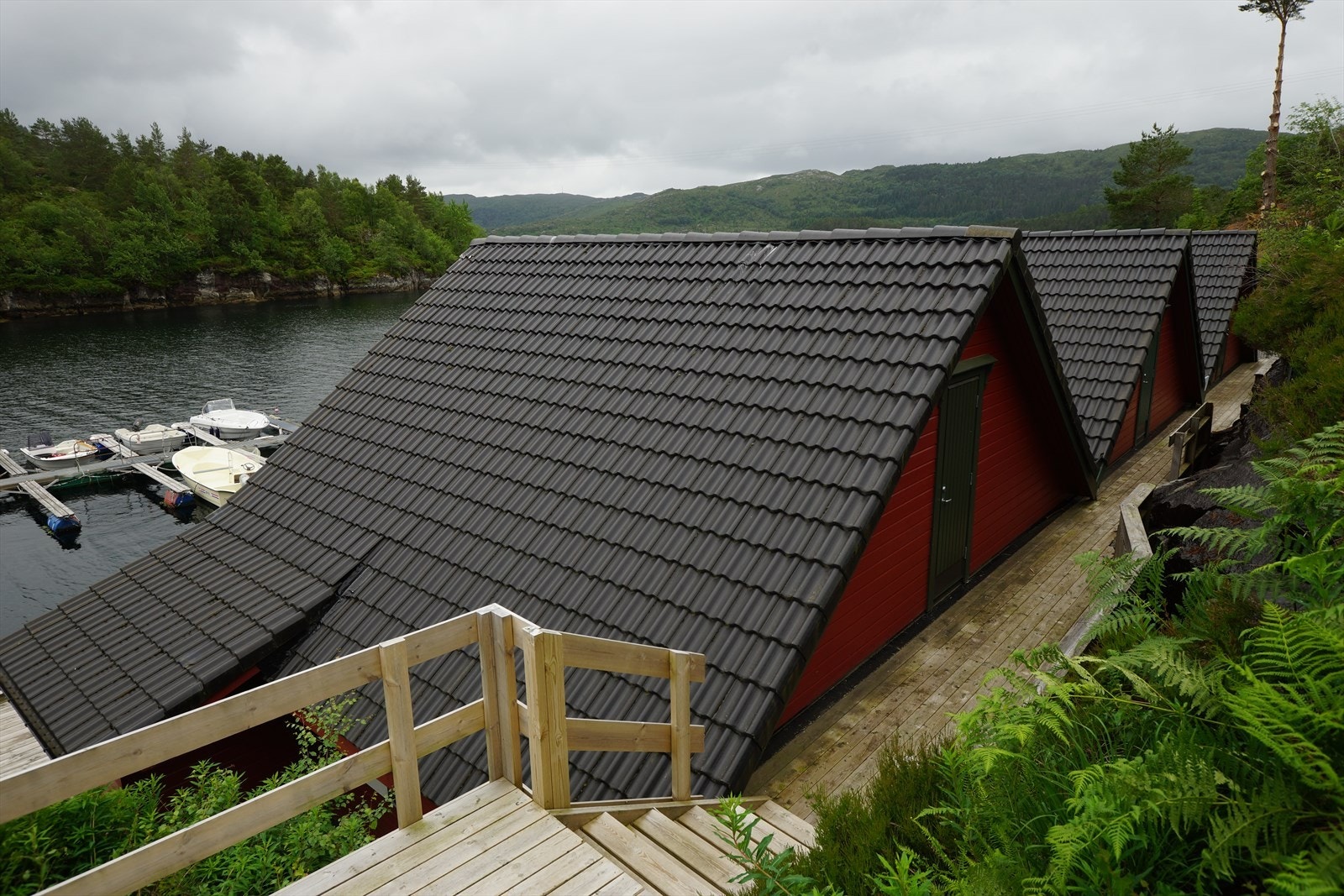 Fasade naust 2 etg Galleribilde