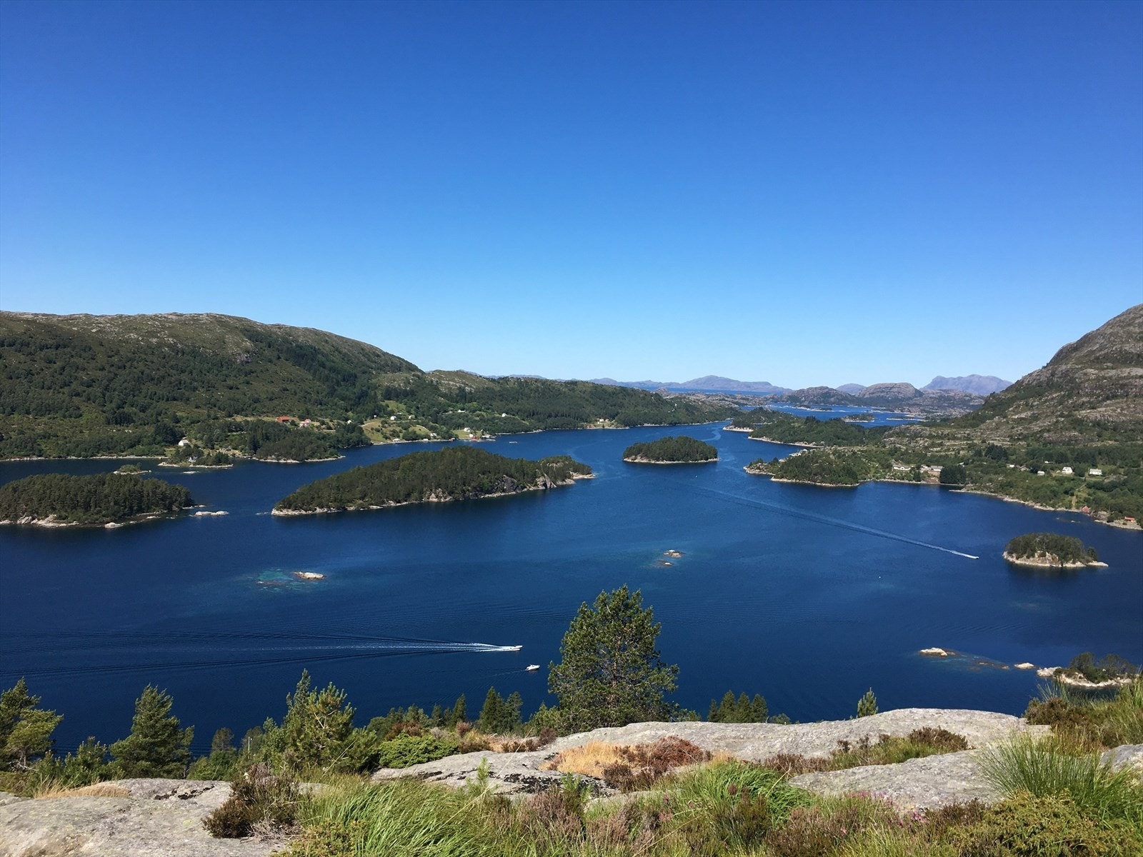 Utsikt fjell Galleribilde