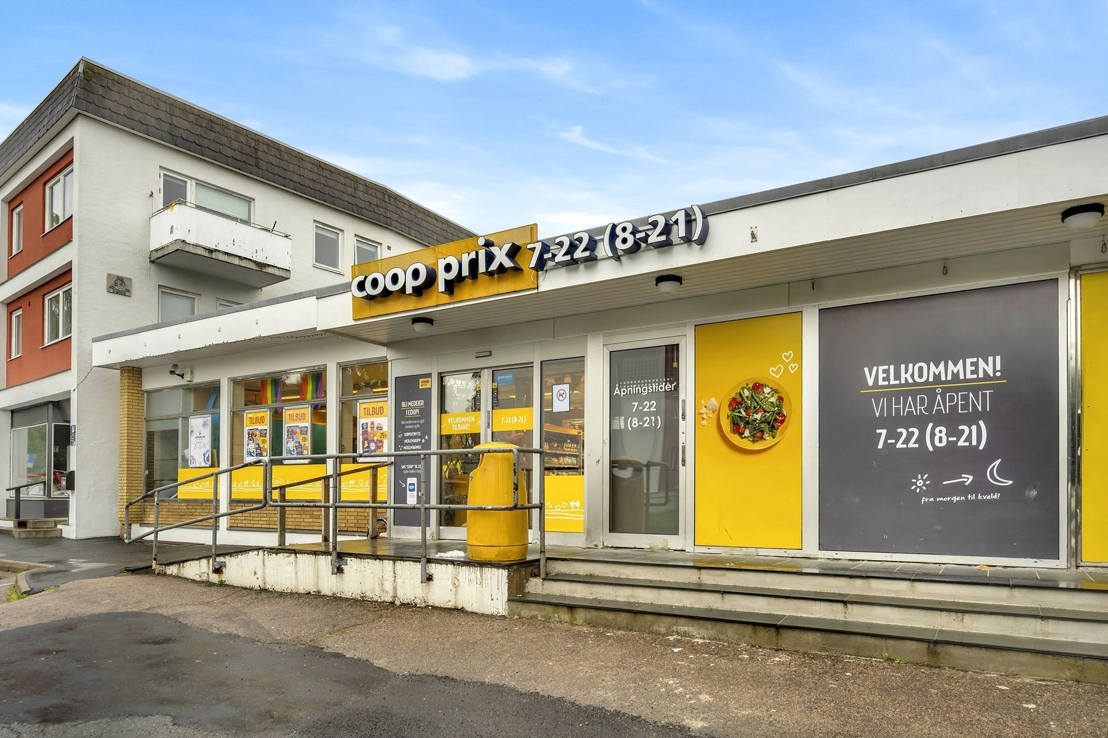 Nærbutikken kun 50 meter unna leiligheten. Galleribilde