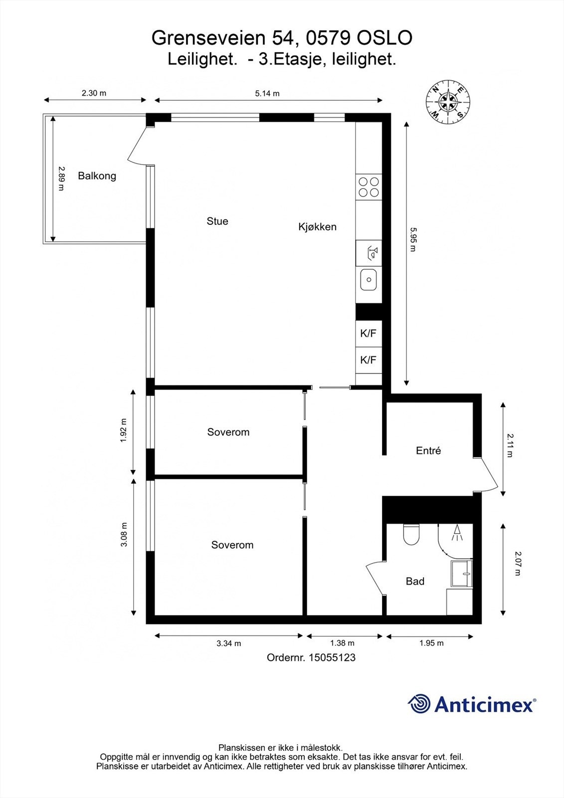 Plantegning Galleribilde