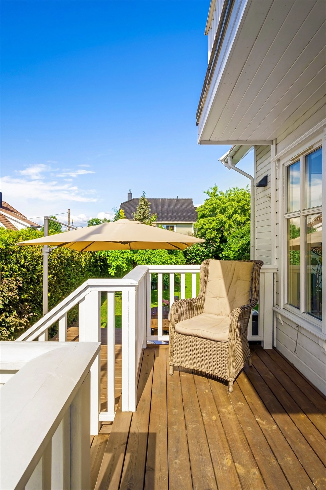 Balkong fra stue/kjøkken Galleribilde