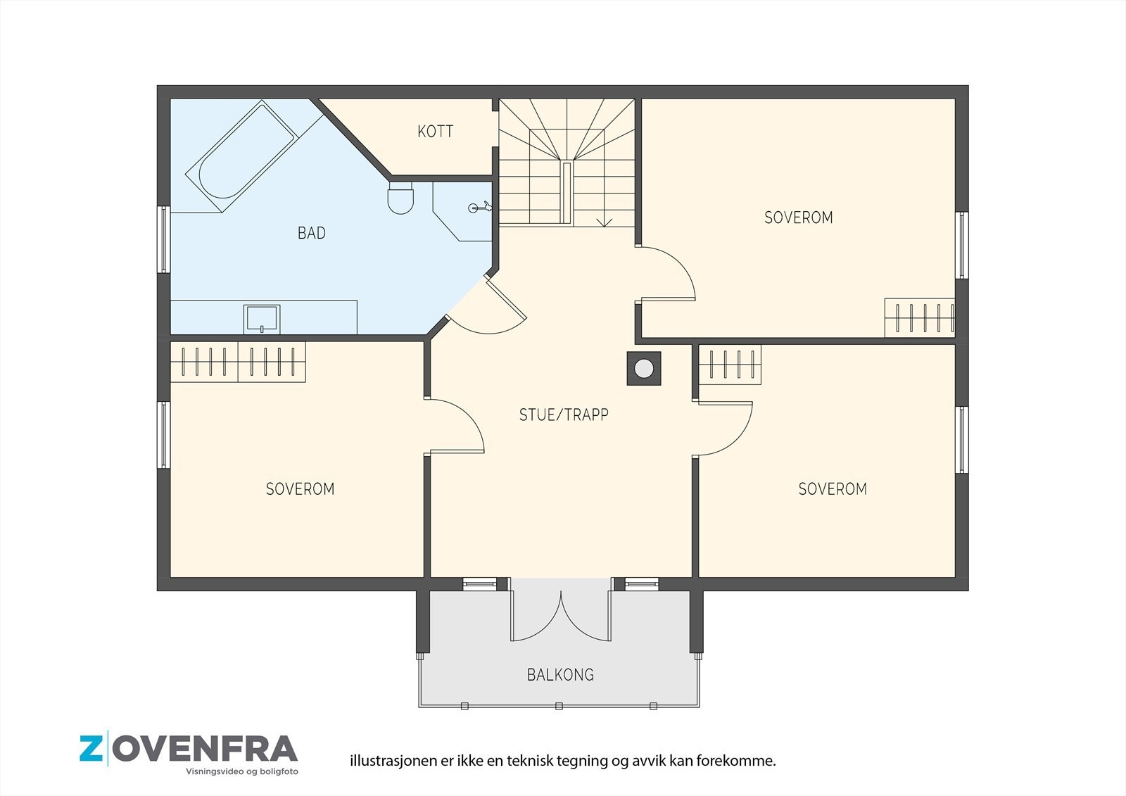 Plantegning 2.etg Galleribilde