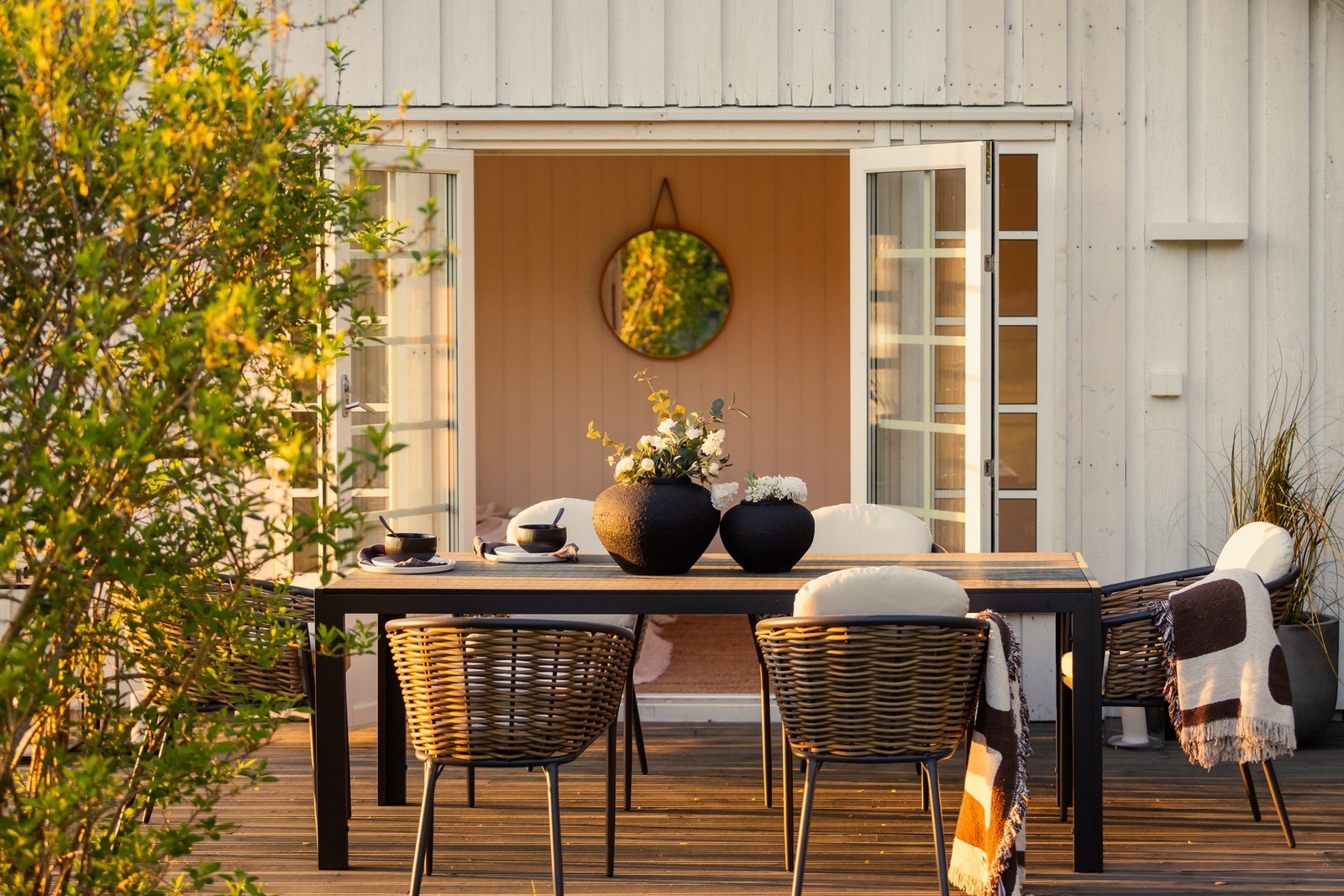 Terrasse på ca. 18kvm med hyggelig atmosfære. Galleribilde