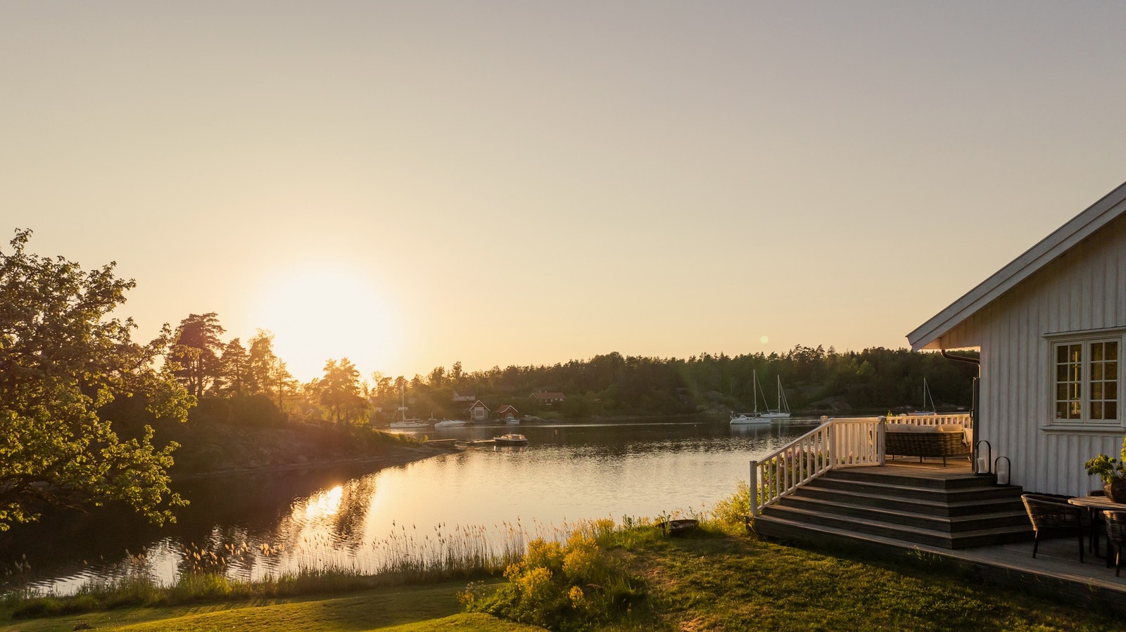 Nydelig kveldssol og flotte solnedganger. Galleribilde