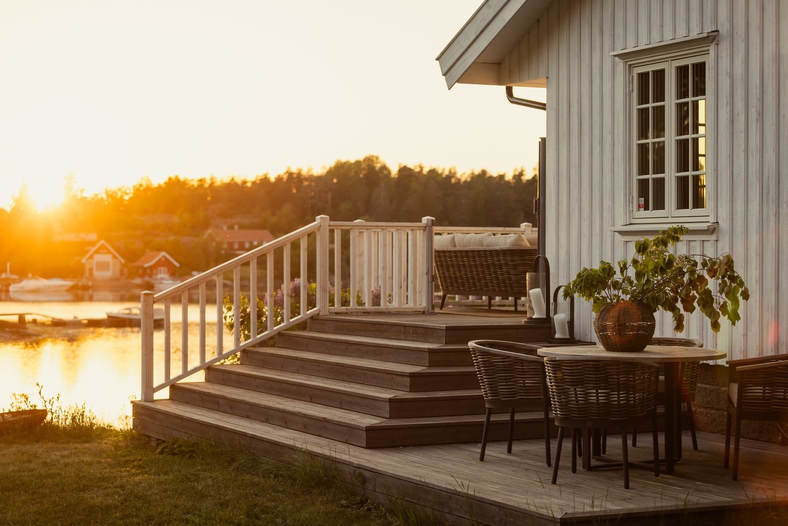 En rekke hyggelige uteplasser. Galleribilde