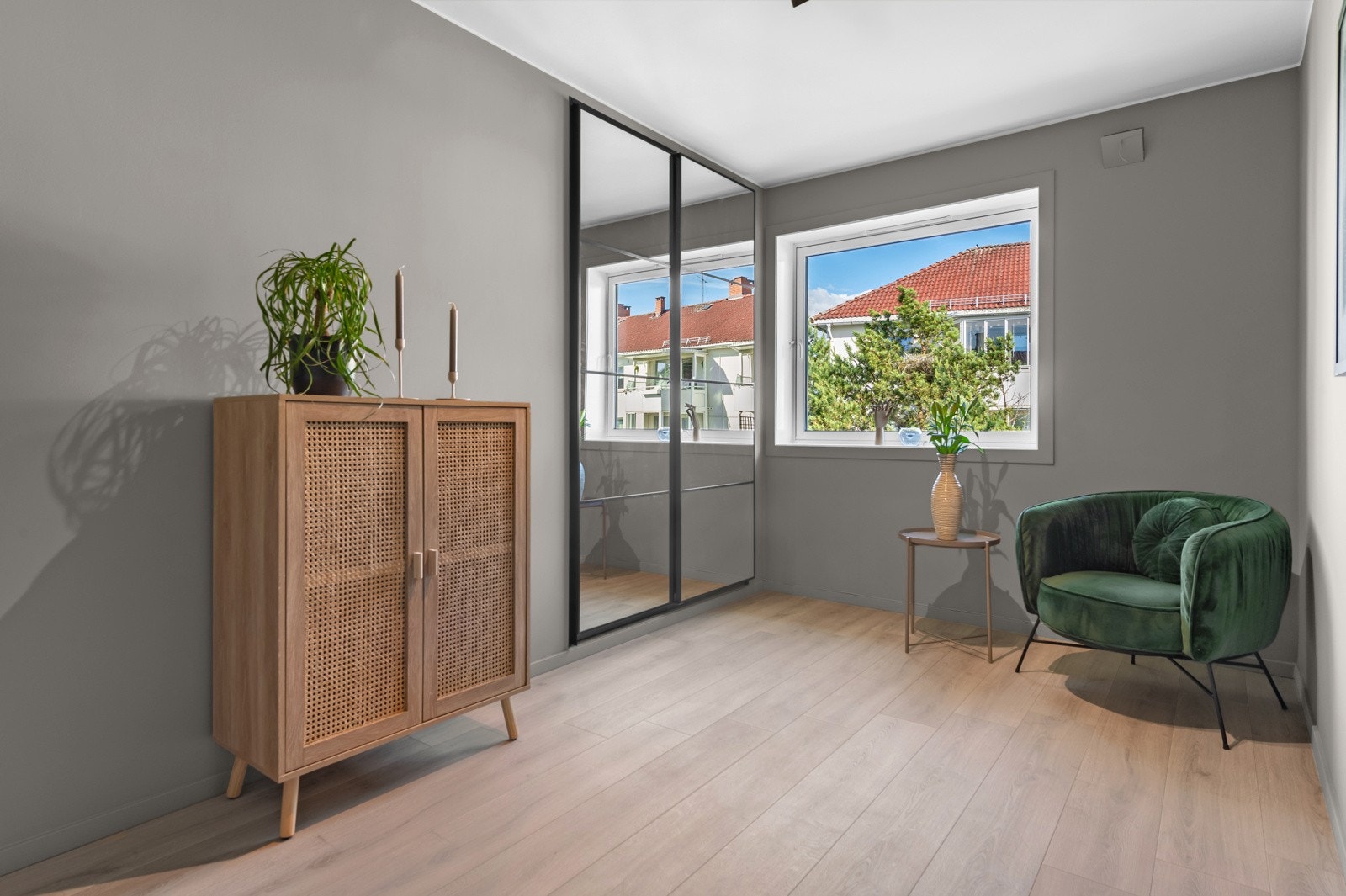 Soverom II er egnet som soverom, gjesterom og/eller hjemmekontor. Galleribilde