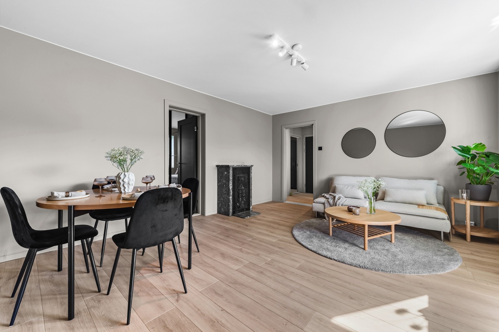 God bruk av lune farge- og materialvalg. Galleribilde