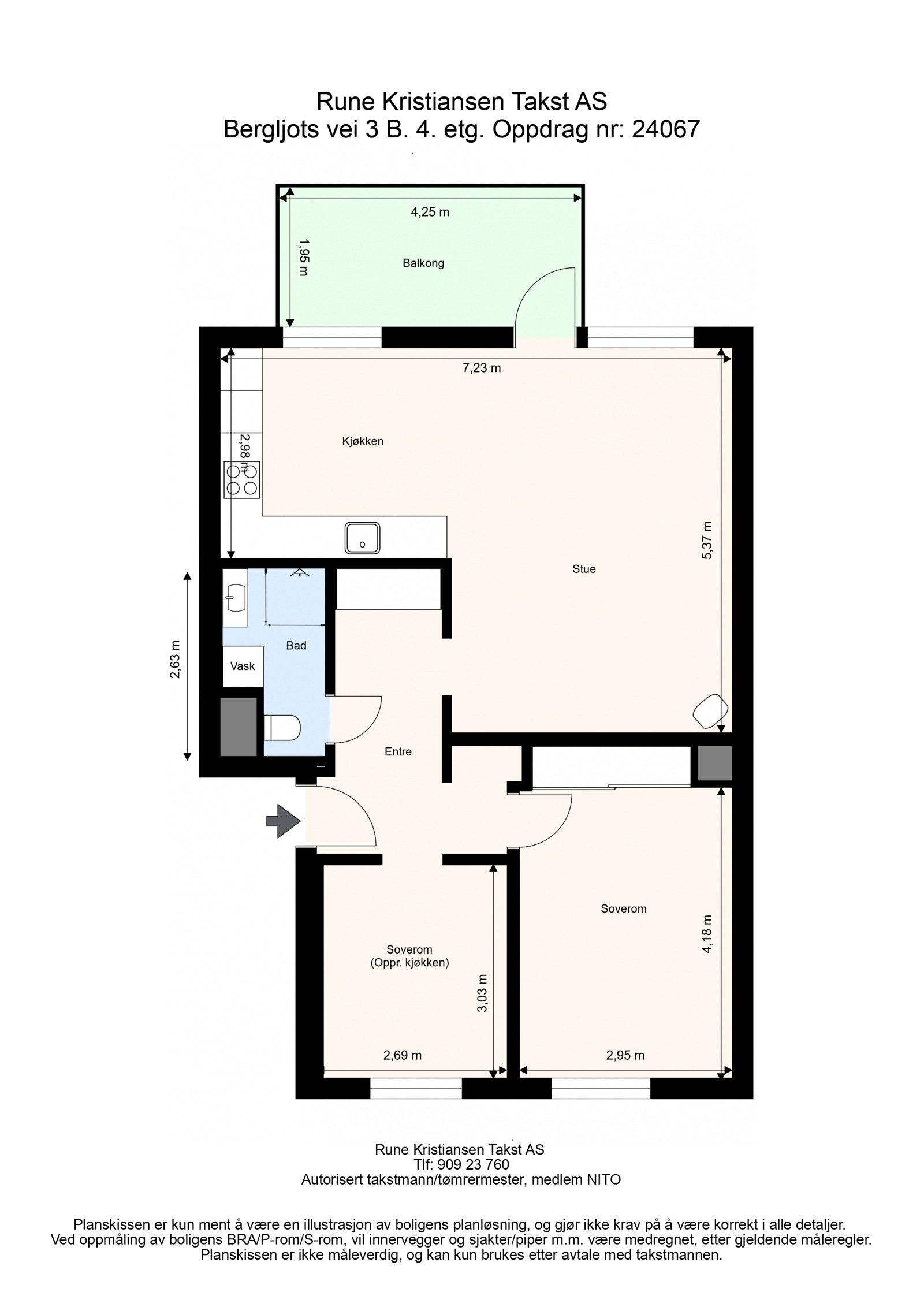 Optimale lysforhold og planløsning. Galleribilde