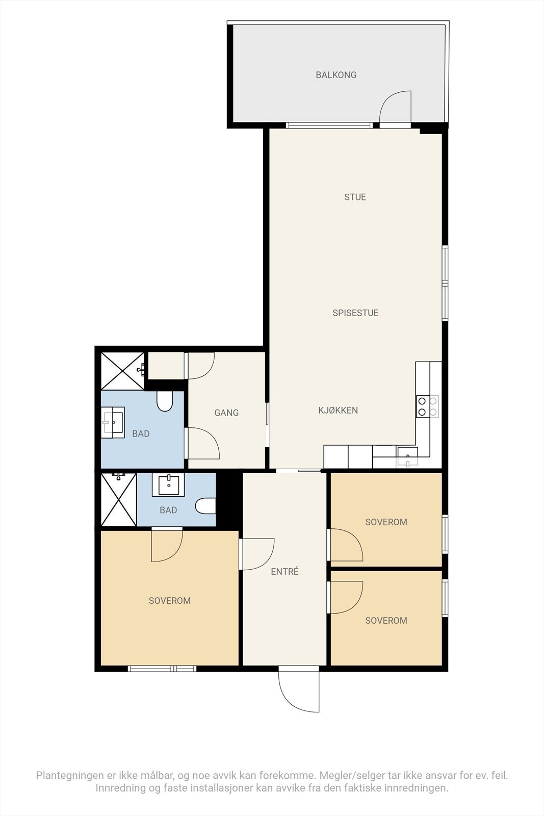 Plantegning Galleribilde