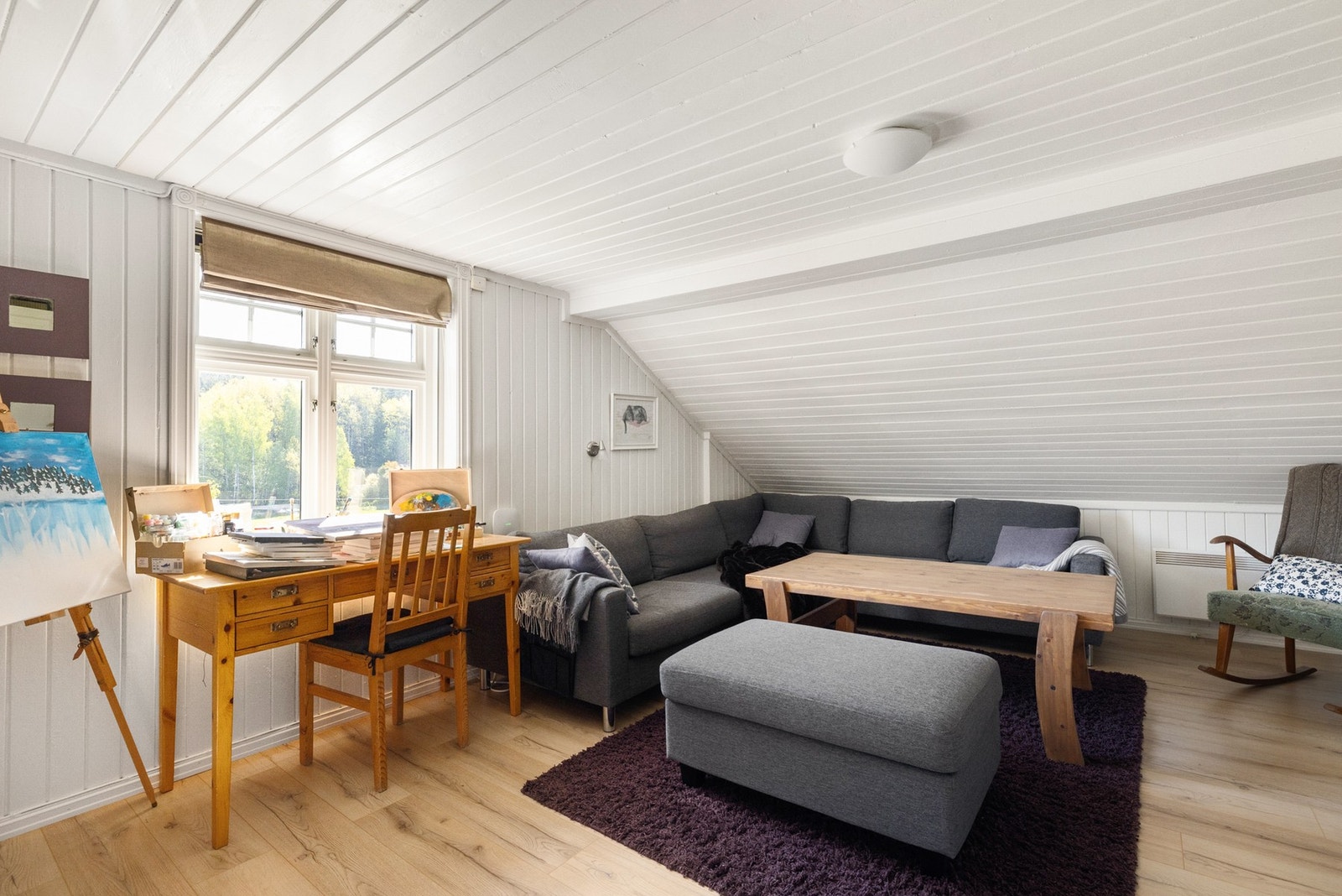 Loftstue/soverom Galleribilde