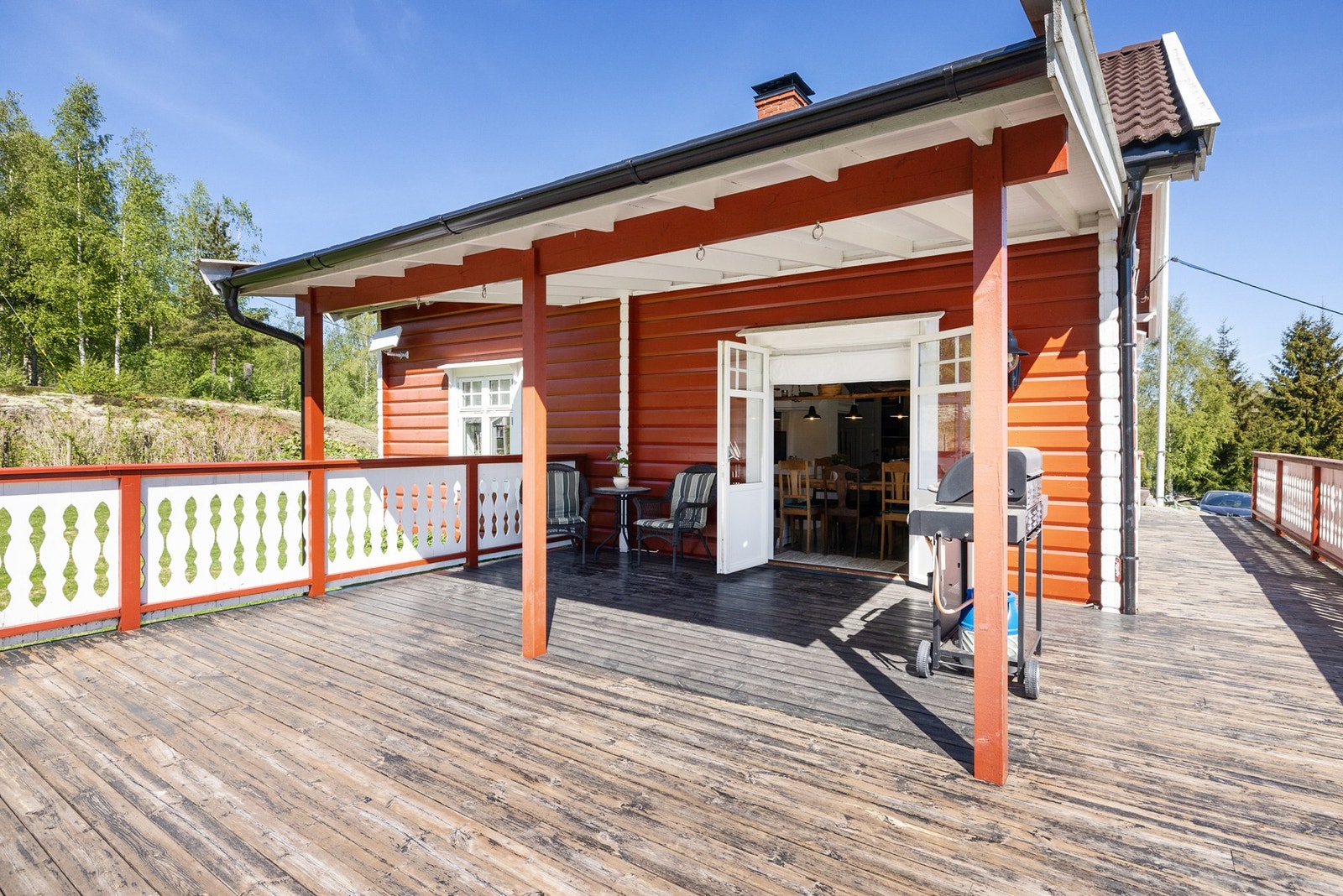 Stor og deilig terrasse Galleribilde