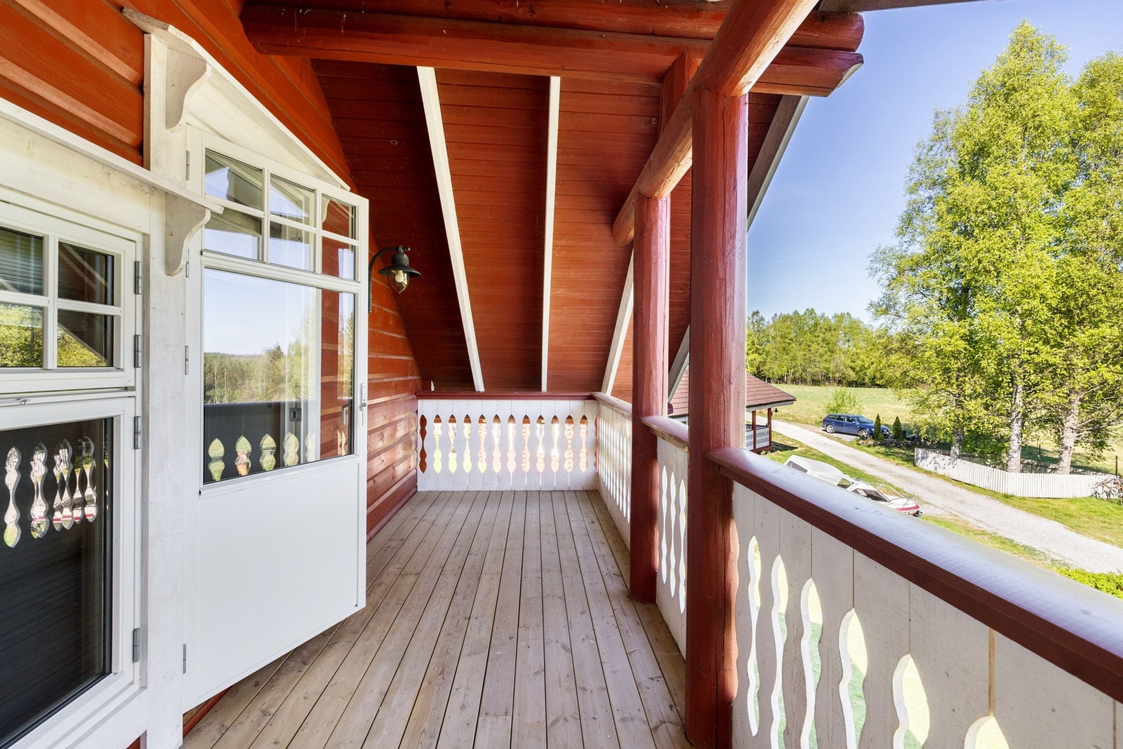 Veranda i loftsetasjen Galleribilde