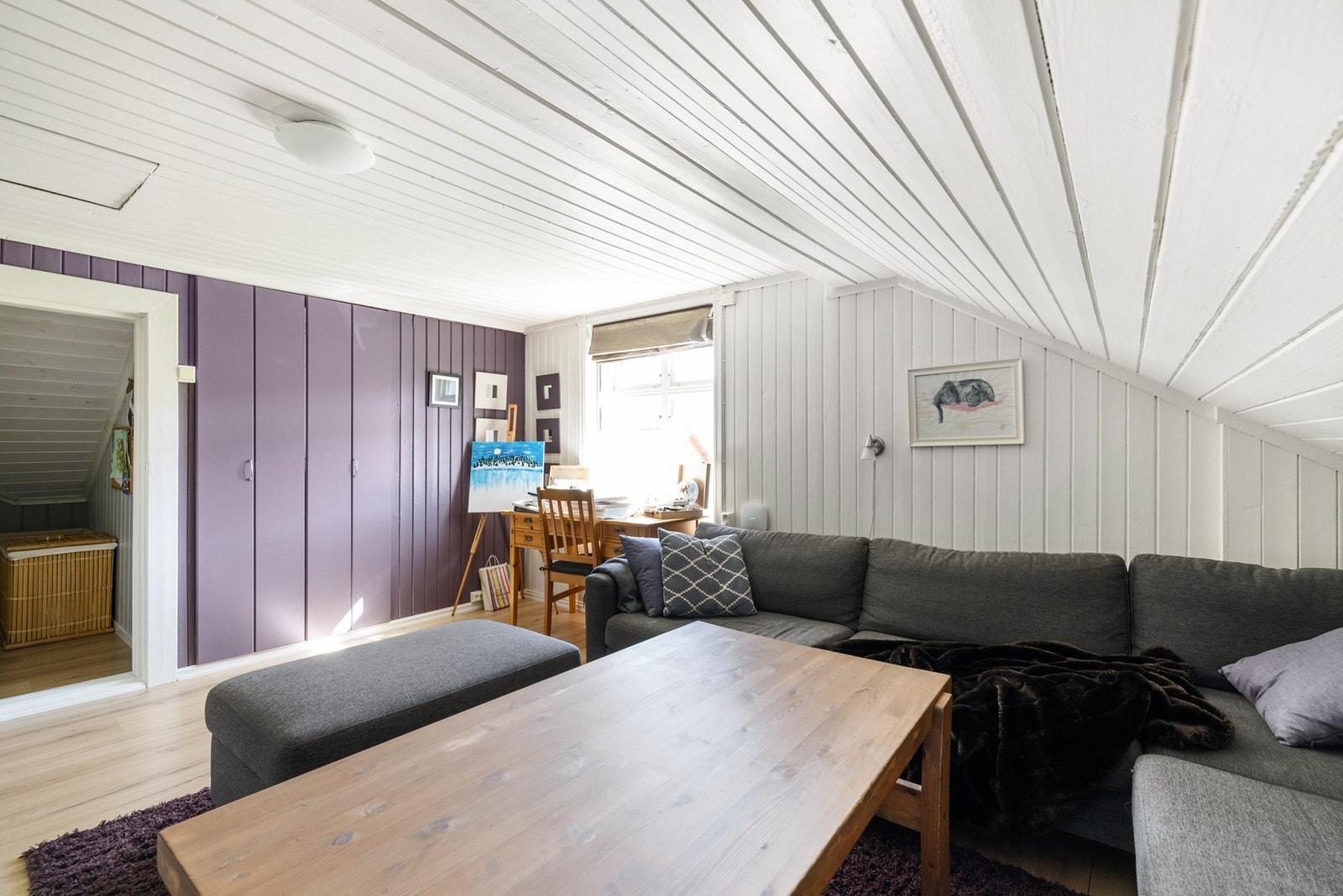 Loftstue/soverom Galleribilde