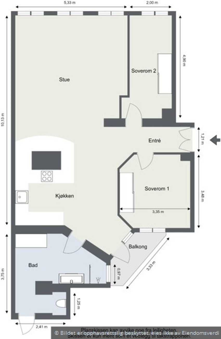 Dagens planløsning. Galleribilde