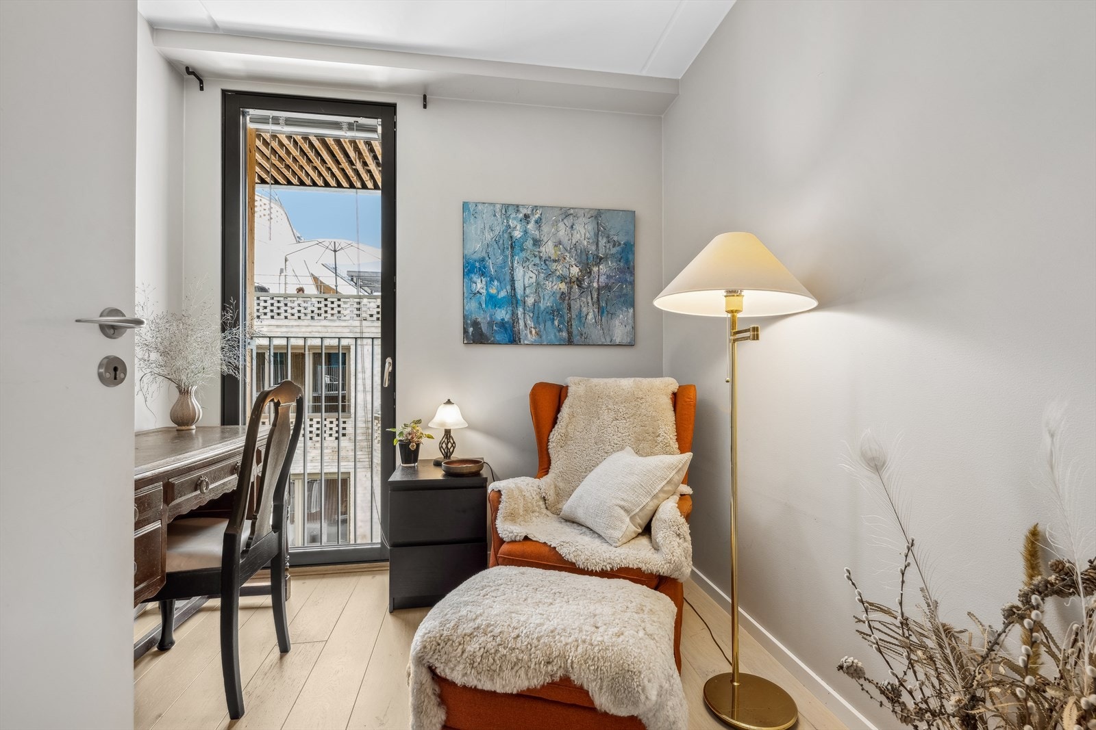 Soverom II - Plass til seng, skrivebord, kommode/skap m.m. Galleribilde