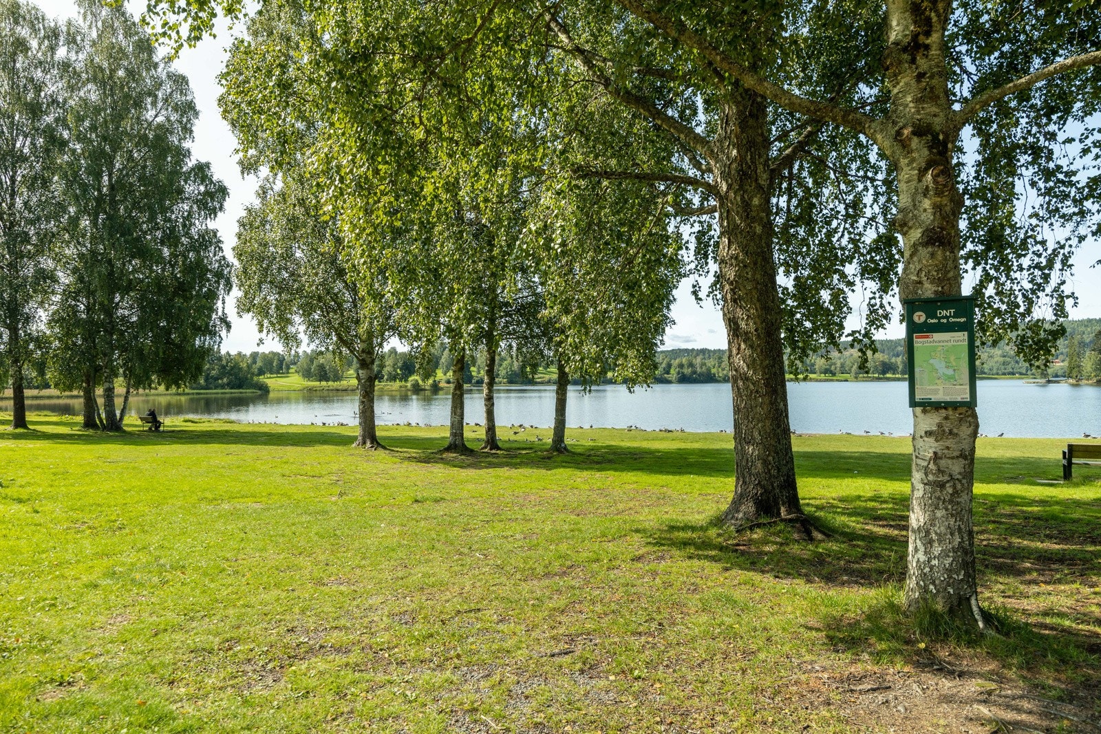 Bogstad gård og Bogstadvannet er populært for utflukter sommer som vinter med badeplass og skøytemuligheter. Galleribilde