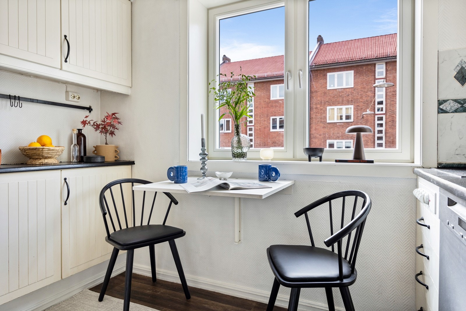 Her er det plass til et hyggelig frokostbord. Galleribilde