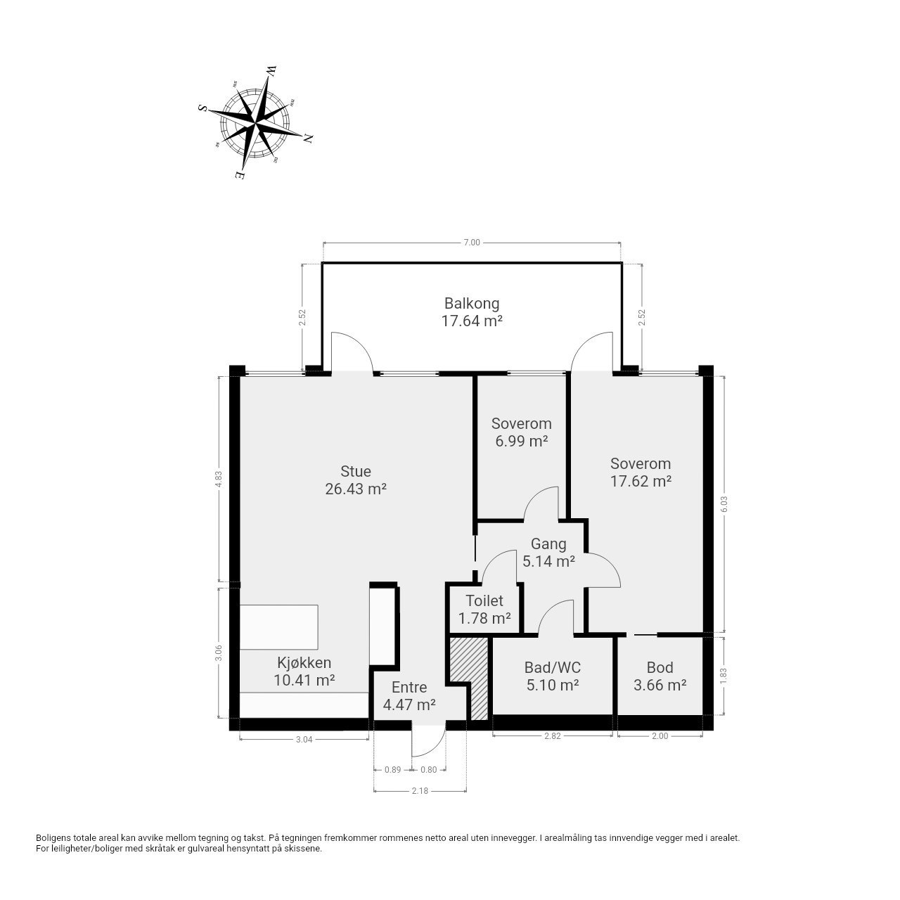 Plantegning Galleribilde