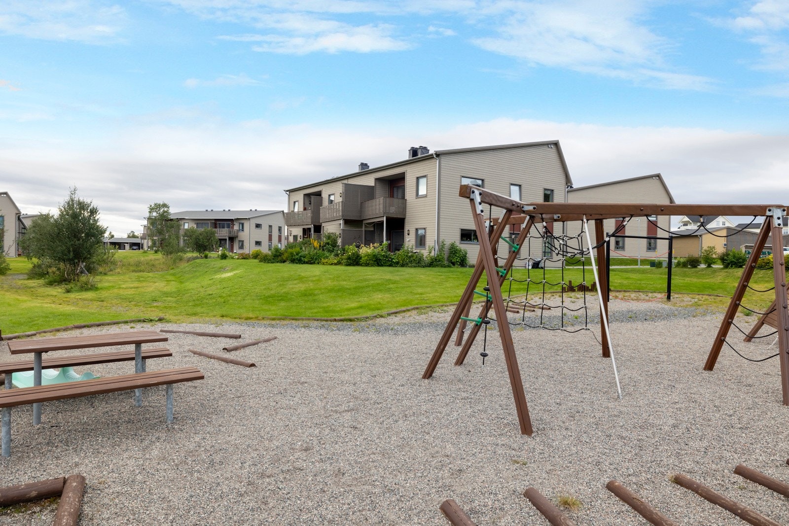 Borettslaget har fine utearealer Galleribilde