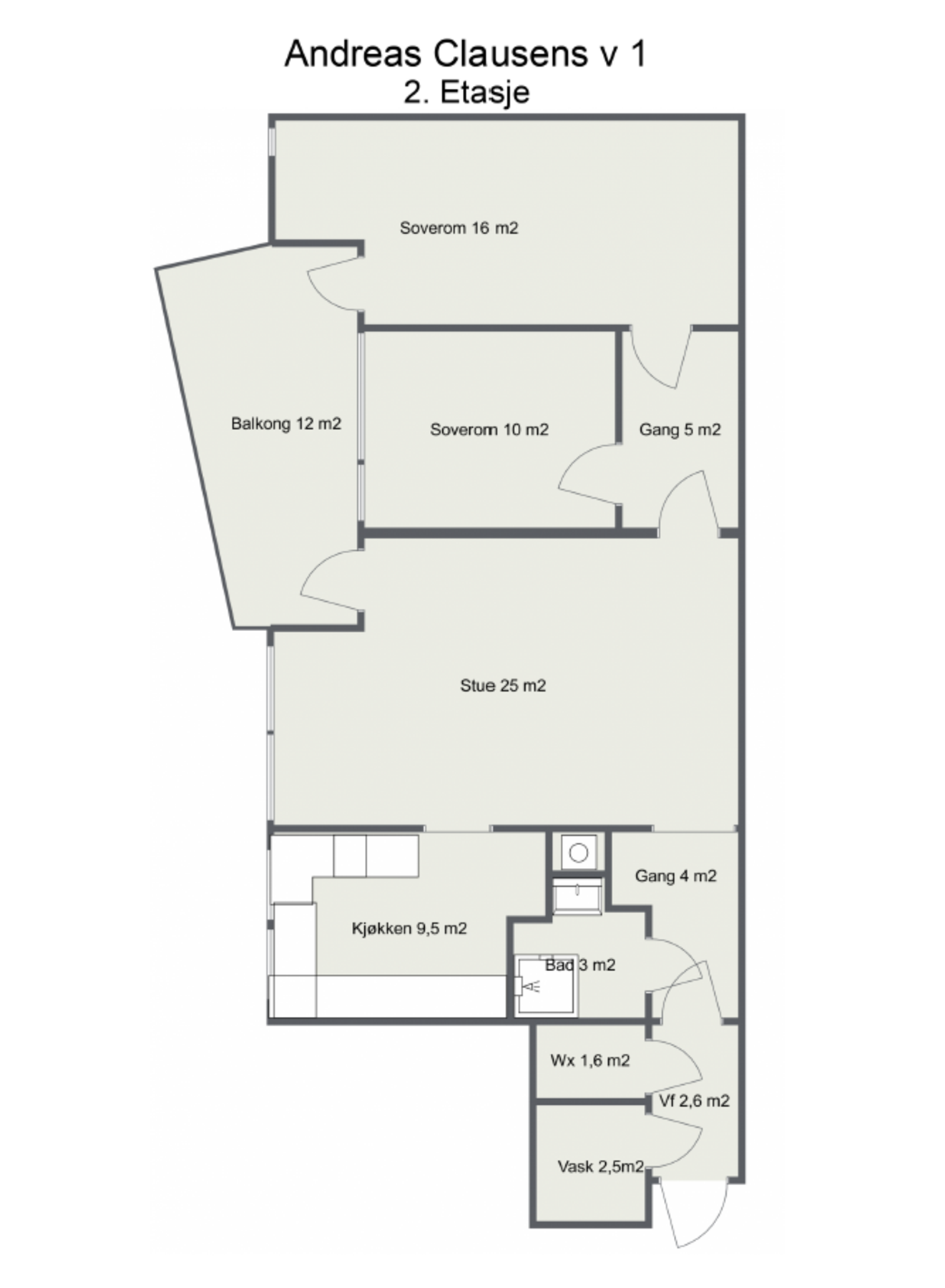 Planskisse. Galleribilde