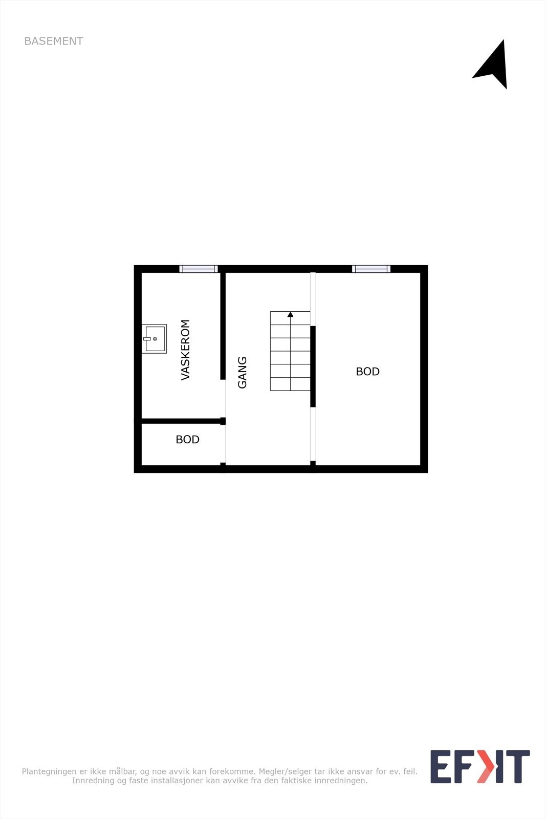 Plantegning kjeller Galleribilde