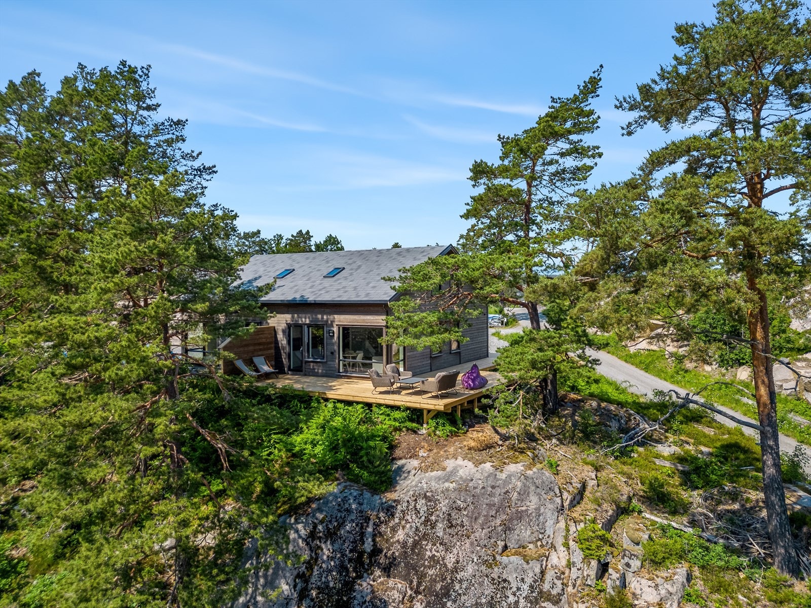 Velkommen til flere nybygde duohutter på Valåsen i Risør! Galleribilde