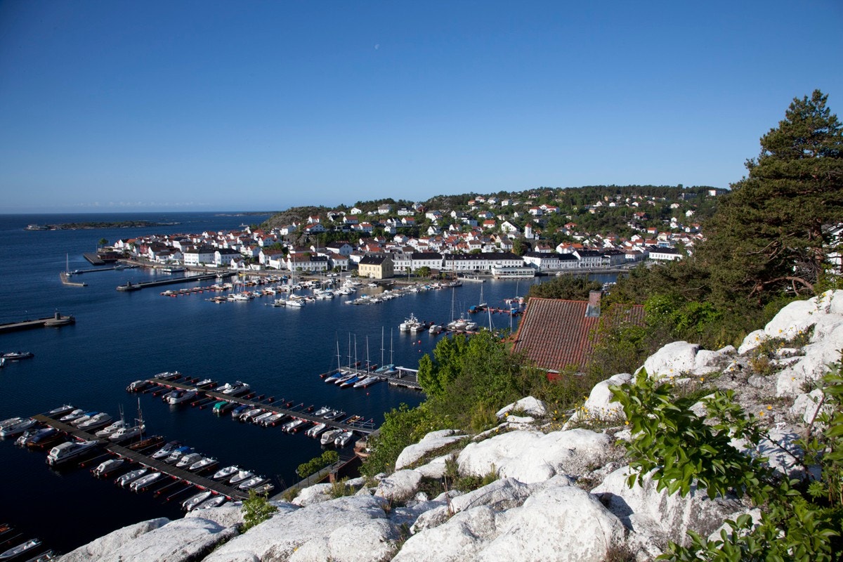 Risør sett fra Risørflekken Galleribilde