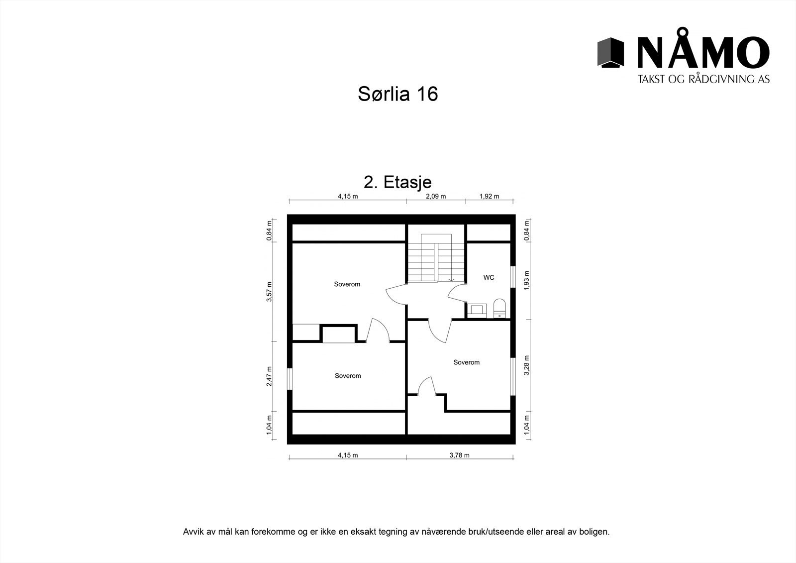 Plantegning 2. etasje. Galleribilde