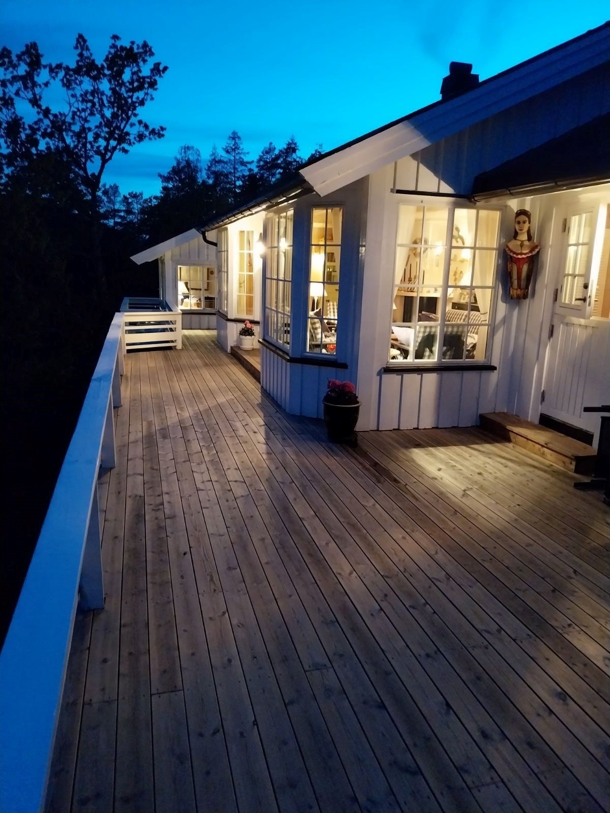 Kveldsstemning (privat bilde). Galleribilde