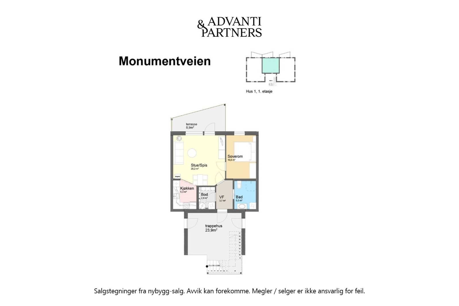 Plantegning Galleribilde