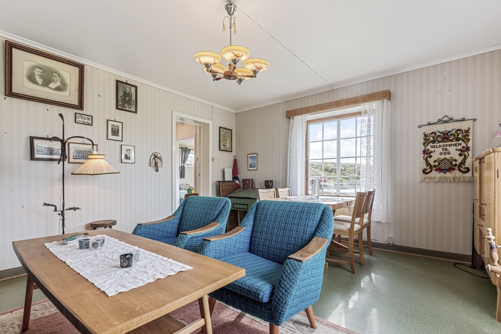 Innvendig er boligen veldig sjarmerende og har et særegent preg Galleribilde