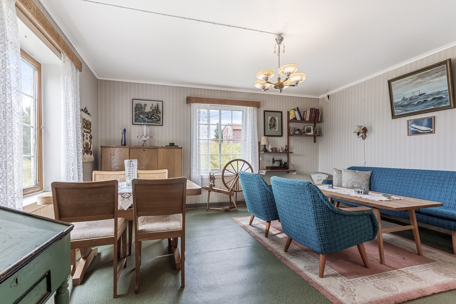 Den andre stuen er på 18 kvm. Galleribilde