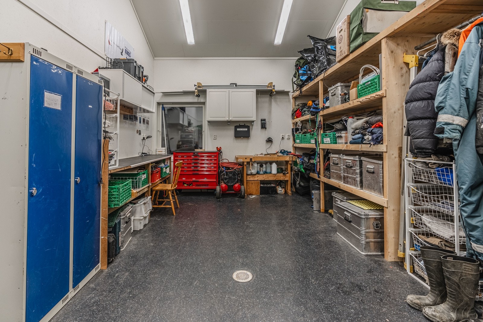 Her har du rikelig med plass til å holde på med det du ønsker Galleribilde