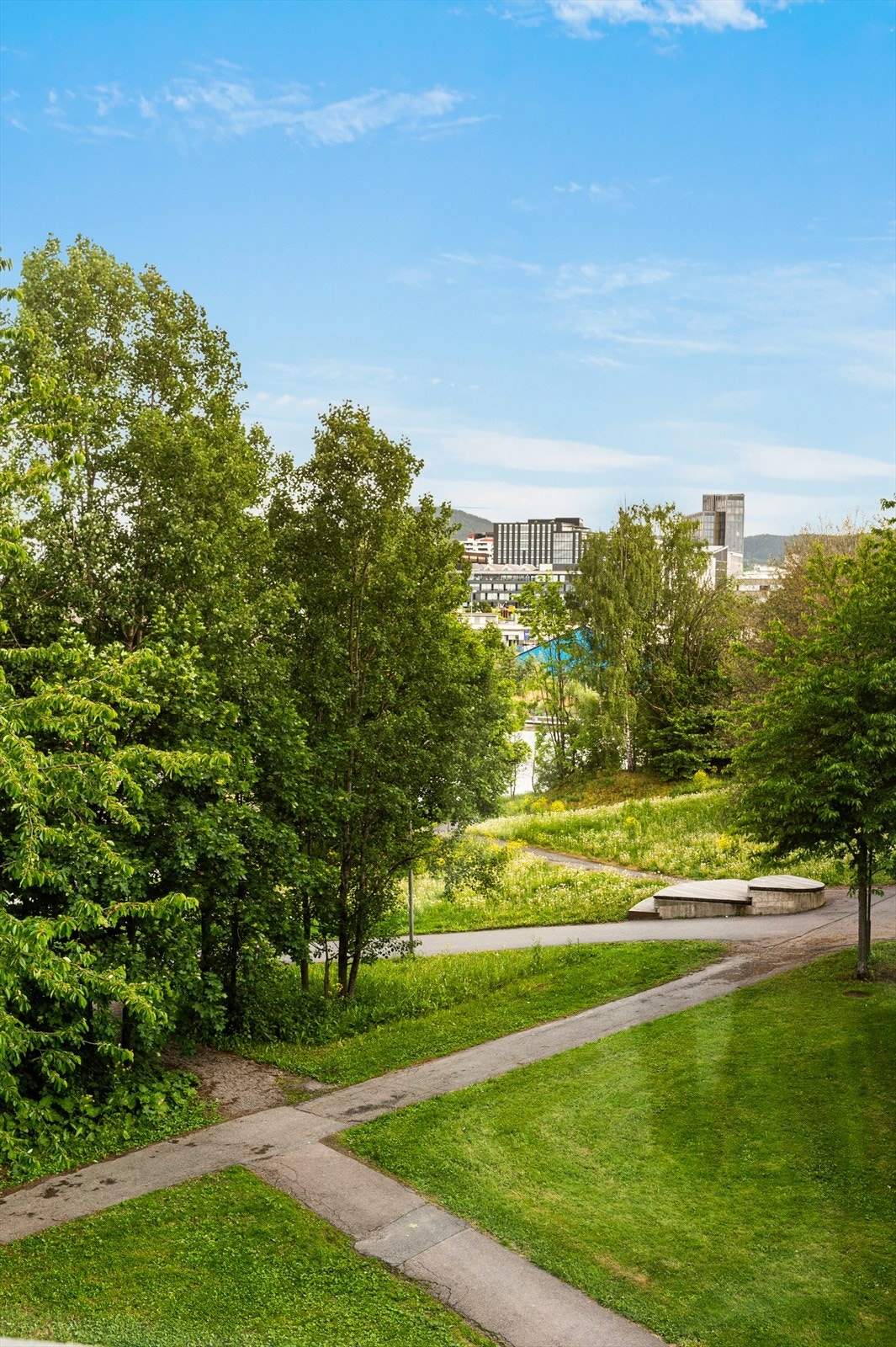 Utsikten fra soverommet Galleribilde
