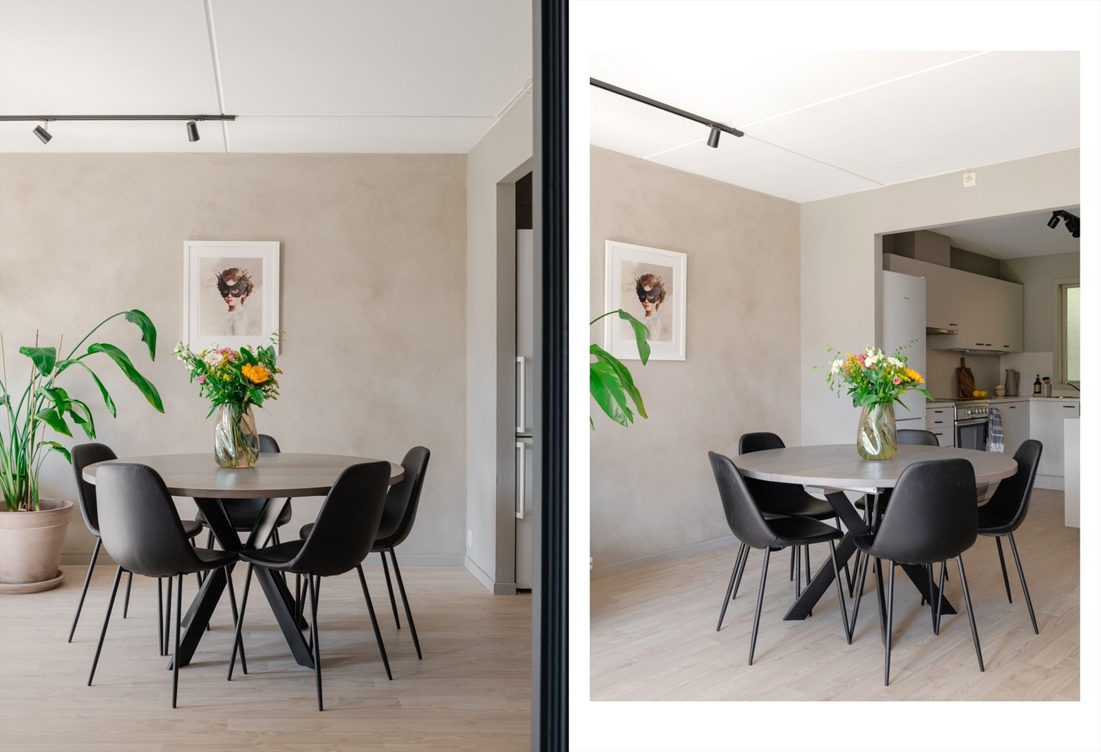 Du har også god plass til å invitere venner og familie til herlige måltider rundt spisebordet. Galleribilde