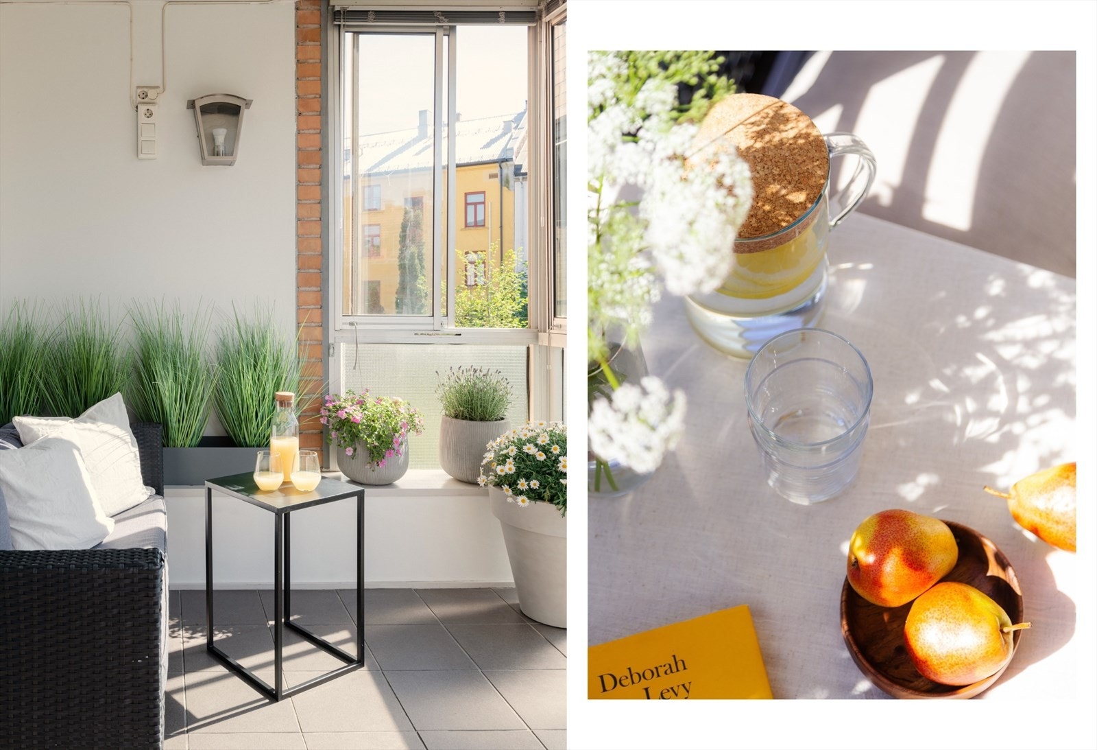 Her har du god plass til utemøbler. Galleribilde