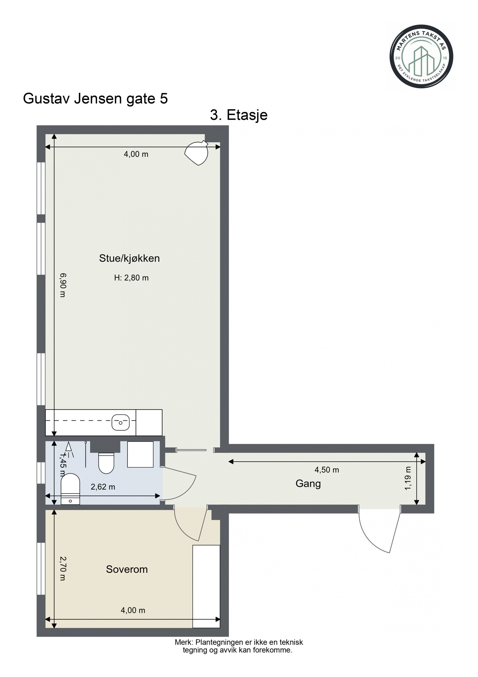 Plantegning Galleribilde