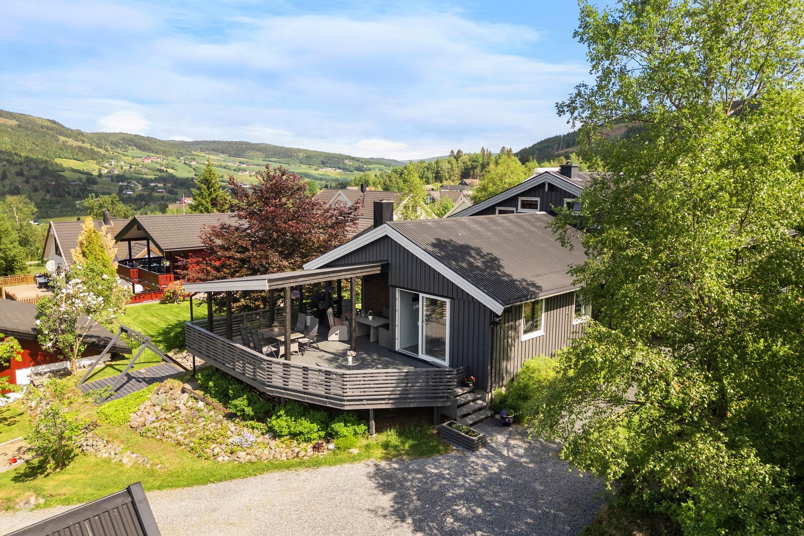 Her får du skjermet tomt med gode solforhold. Galleribilde