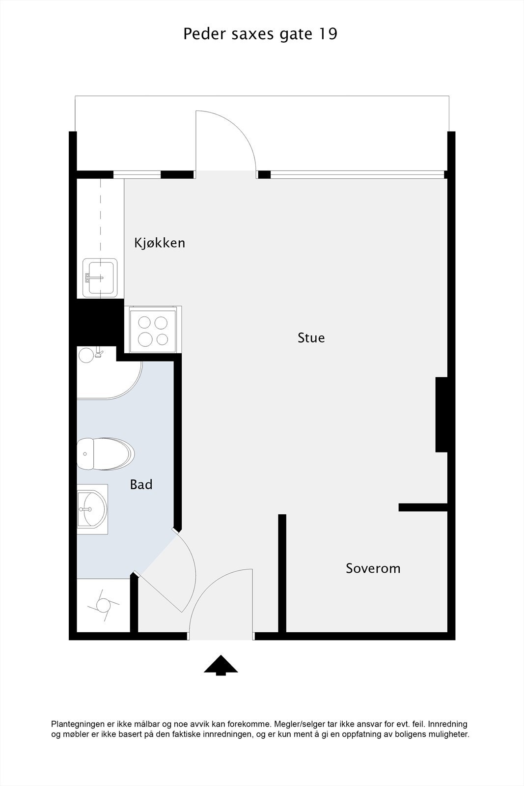 tegning peder saxes gate 19 Galleribilde