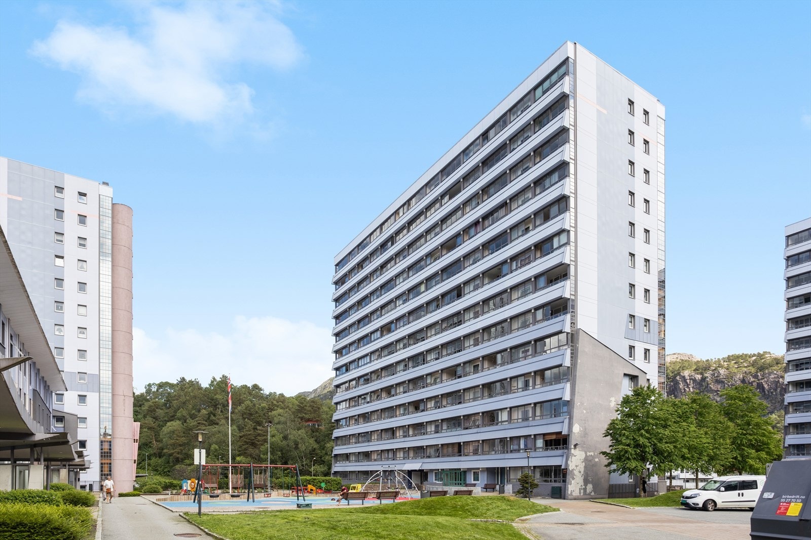 Fasade sett fra baksiden. Galleribilde
