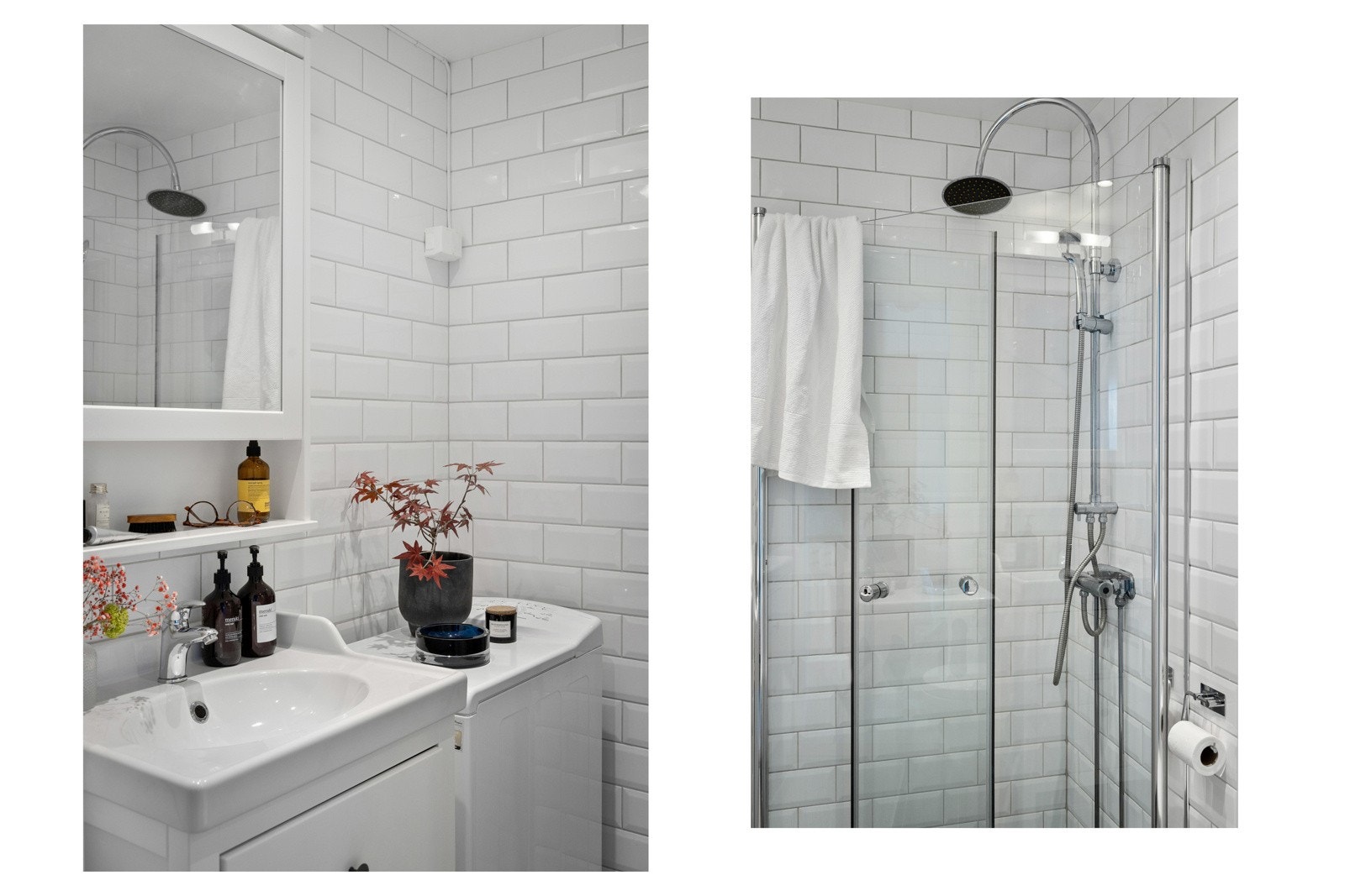 Det er plass og opplegg til vaskemaskin. Som en fin bonus er det tilgang til fellesvaskeri og tørkerom. Galleribilde