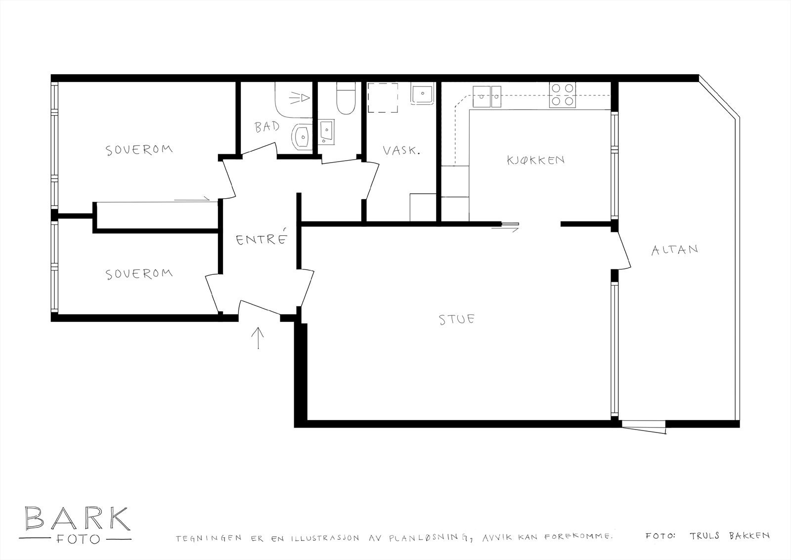 Plantegning Galleribilde