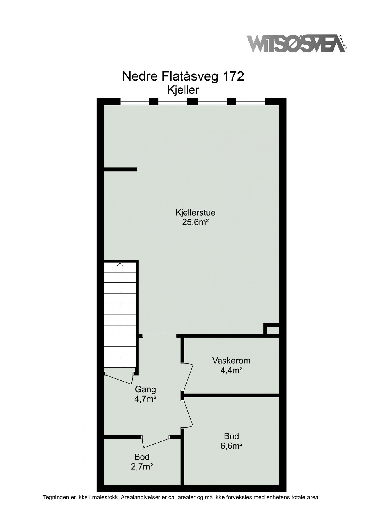 Plantegning kjeller. Galleribilde