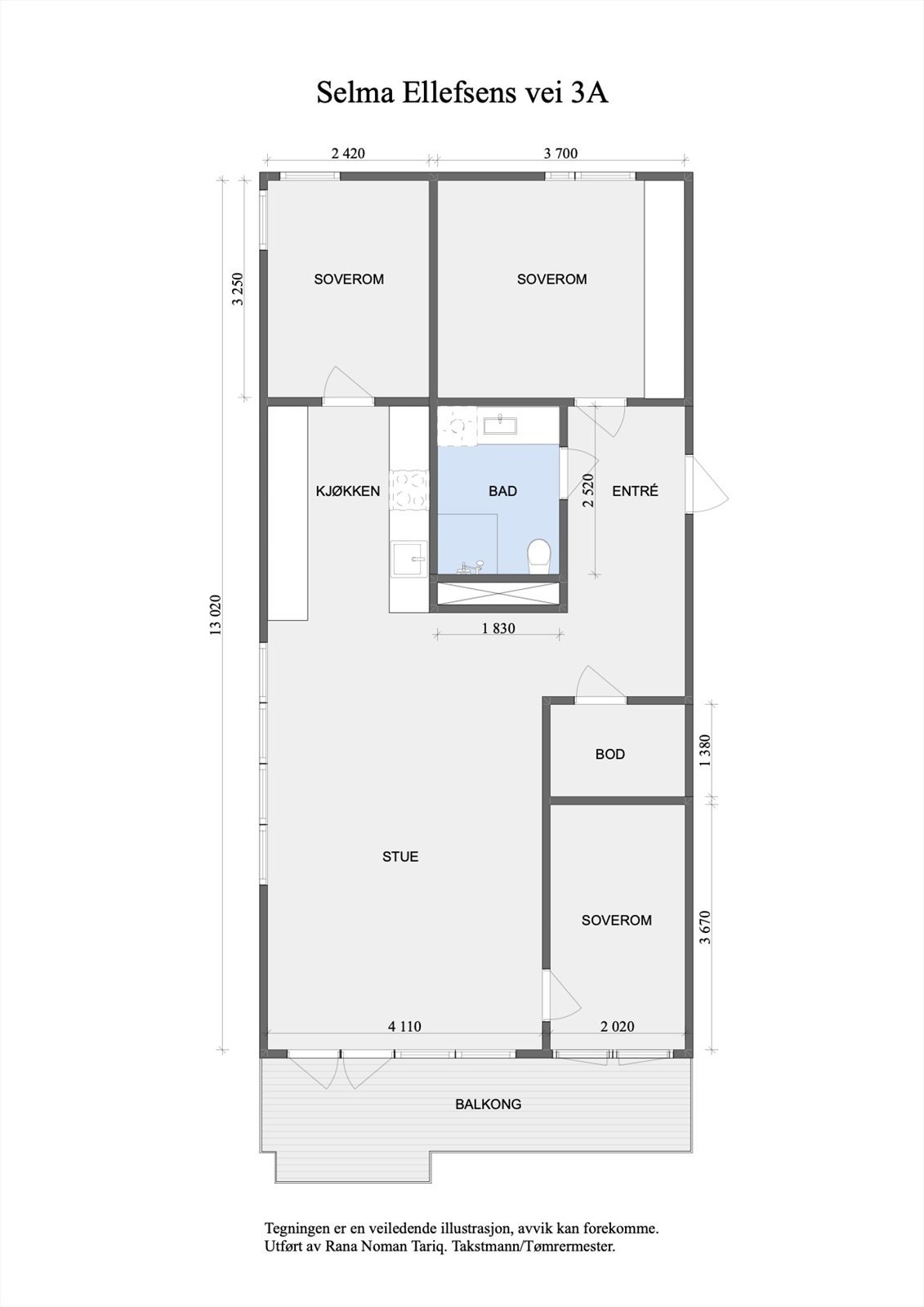 Plantegning. Galleribilde