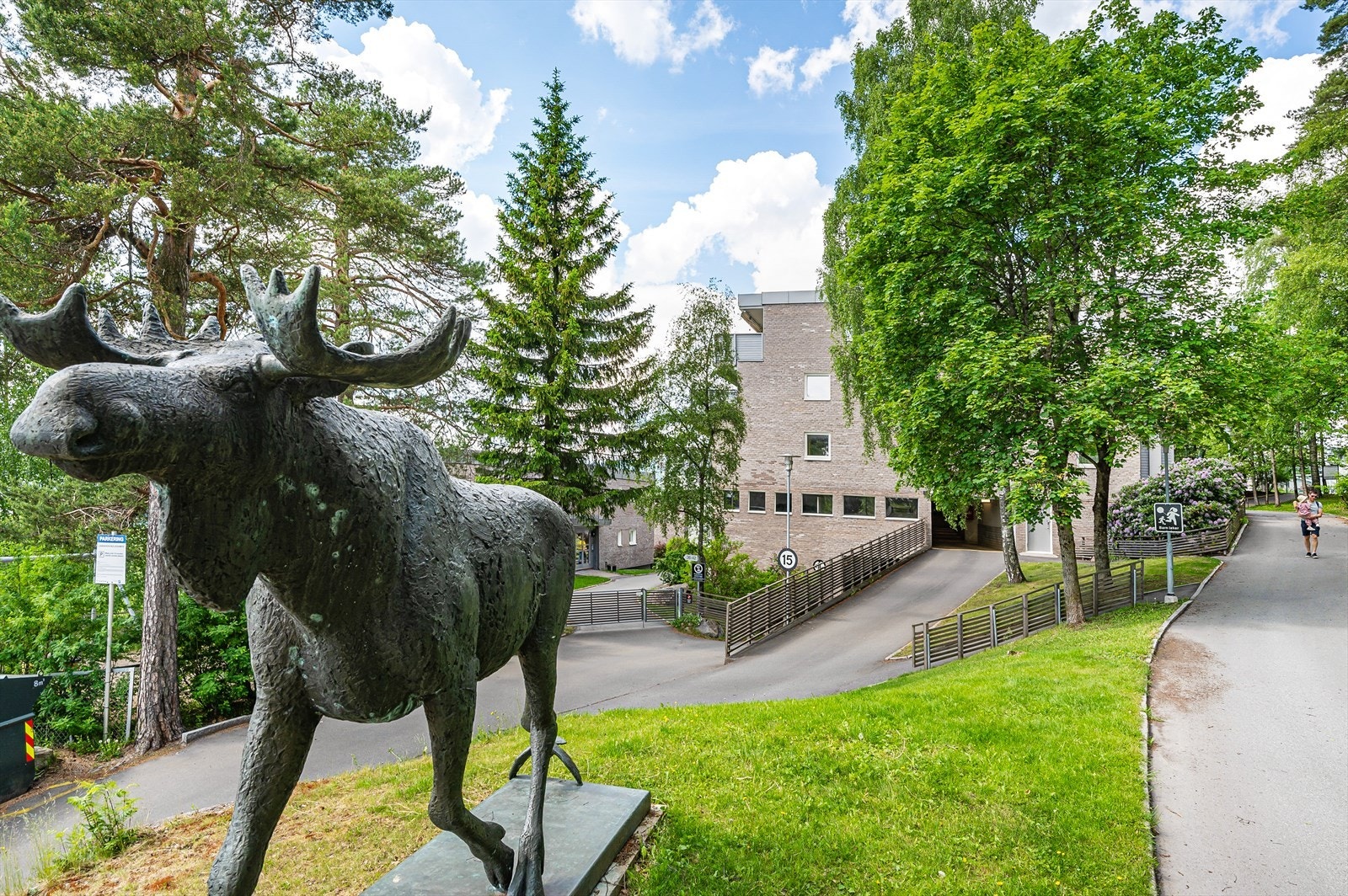 Elgen ønsker deg velkommen hjem! Galleribilde